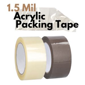 Acrylic carton sealing tape 1.5 mil
