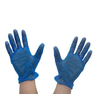 Blue Vinyl Gloves