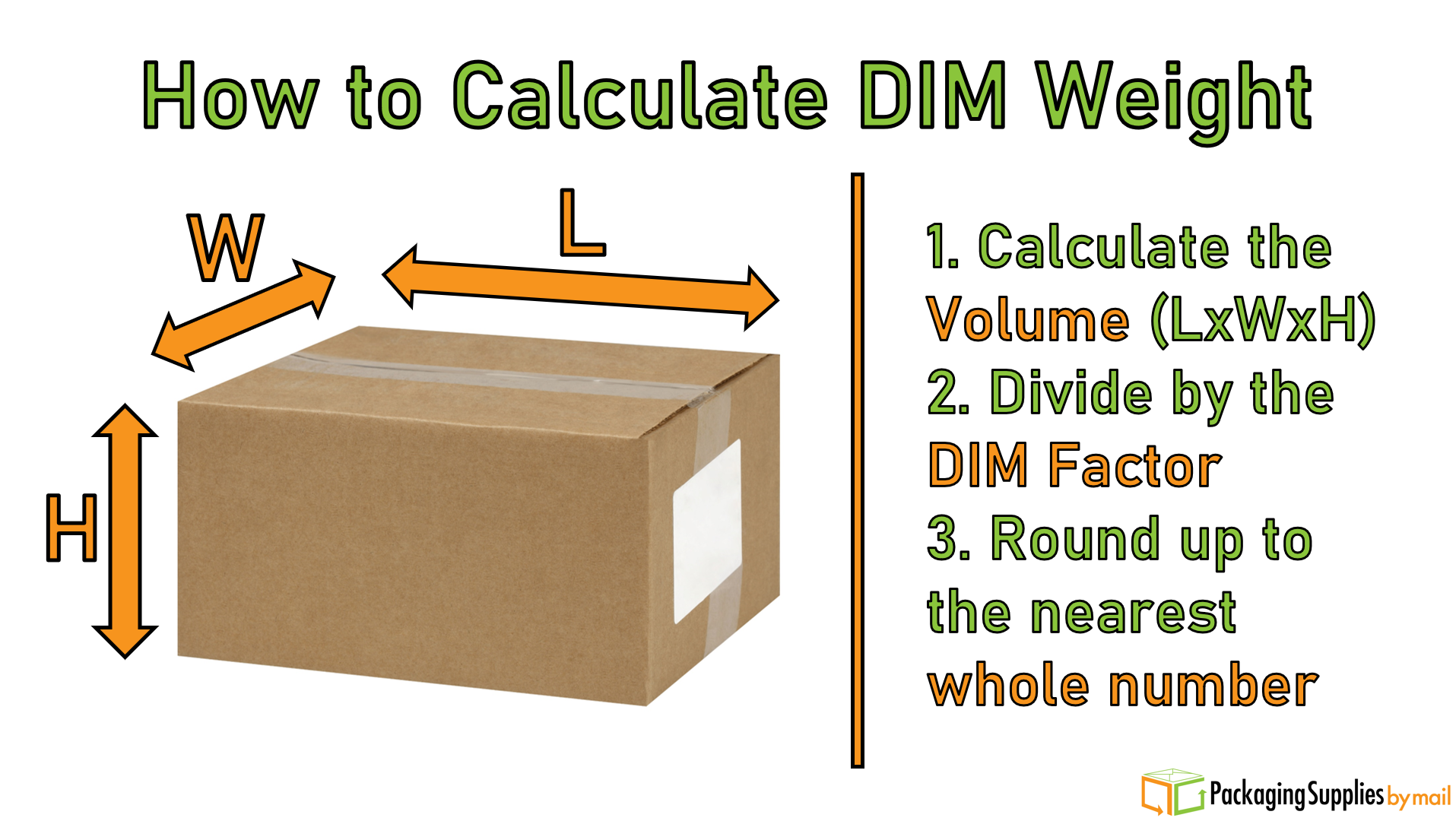 How to Calculate Dimensional Weight